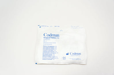 Codman 80-1400 Surgical Patties 1/2inch x 1/2inch - Lot of 10 packs